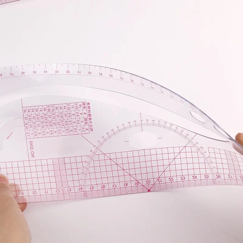 6 Buah Penggaris Kurva Peranci - Sewing Gauge Ruler ulasan dan harga