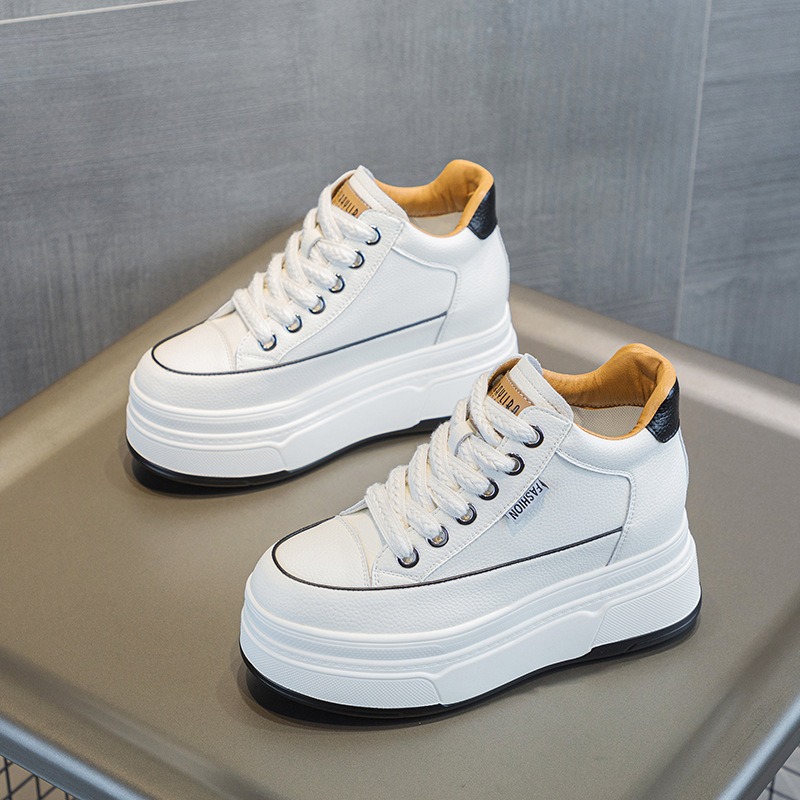 Sepatu Vulkanis Wanita Kulit A - Sewing Latex ulasan dan harga